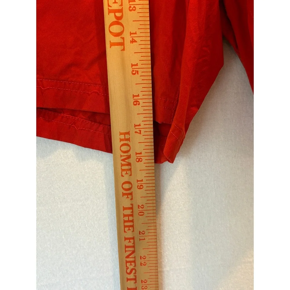 The North Face Mens Red Microfiber Board Shorts Swim‎ Trunks Size 38 Flat Front